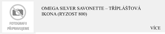 VÍCE Omega Silver Savonette – Tříplášťová ikona (Ryzost 800)
