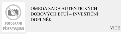 VÍCE OMEGA Sada autentických dobových etuí – Investiční doplněk